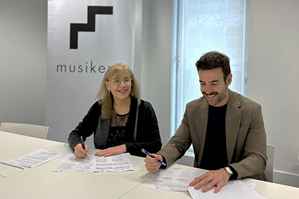 Fundación Baluarte y Orquesta Sinfónica de Navarra firman un convenio con Musikene